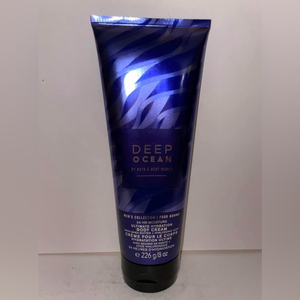 Bath & Body Works Deep Ocean Body Cream For Men Discontinued New
